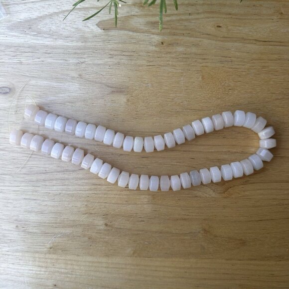 New Natural Rose Quartz Pearl Cultured Gemstones Pink Beads NOS Original Package - Picture 7 of 12